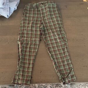 bella bliss Green and Red Plaid pants size 6